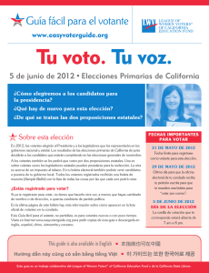 Tu voto. Tu voz. - Easy Voter Guide