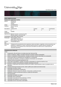 Guía Materia 2012 / 2013 DATOS IDENTIFICATIVOS Fisioloxía de