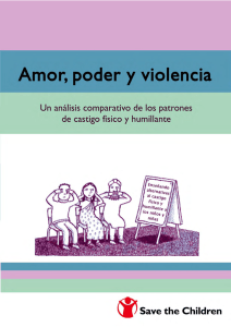 `Amor, poder y violencia` en castellano