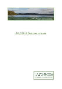 LACLO 2016: Guía para revisores