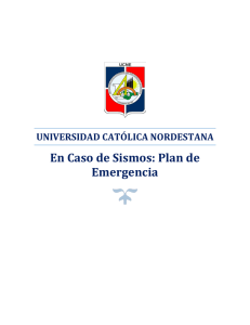 Plan de Emergencia - Universidad Católica Nordestana