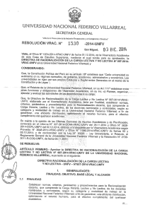 Directiva de Racionalización 2015