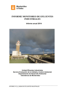 informe monitoreo de efluentes industriales 2014