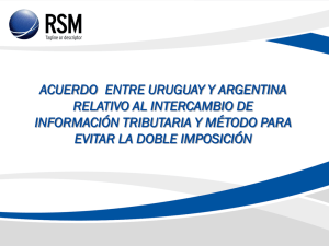ACUERDO ENTRE URUGUAY Y ARGENTINA RELATIVO AL