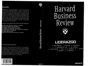 Harvard Business Review Liderazgo - U