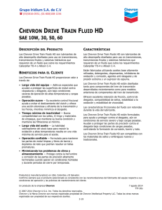 chevron drive train fluid hd
