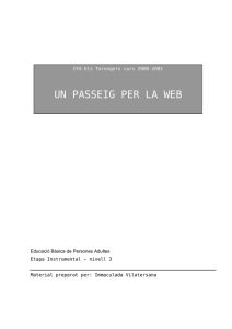 un passeig per la web
