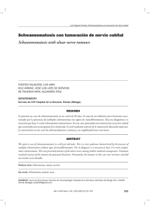 Schwannomatosis con tumoración de nervio cubital