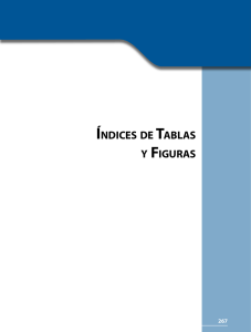 íNDICES DE TABLAS Y FIgURAS