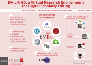 EVI is an online work environment to create digital humanities