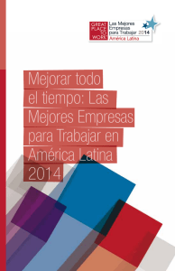Las Mejores Empresas para Trabajar en América Latina 2014