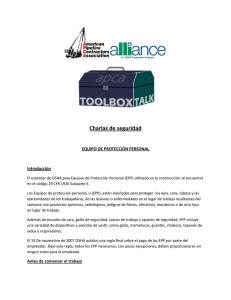 Charlas de seguridad