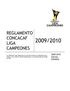 CONCACAF CHAMPIONS LEAGUE REGULATIONS