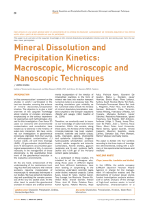 Mineral Dissolution and Precipitation Kinetics: Macroscopic