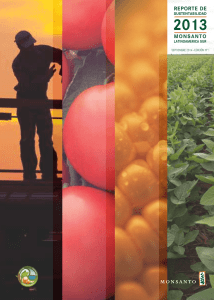 Monsanto - Reporte de Sustentabilidad 2013