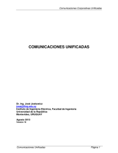 Comunicaciones Unificadas - Instituto de Ingeniería Eléctrica