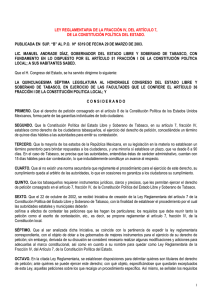 ley reglamentaria de la fracción iv, del artículo 7, de la constitución