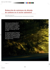 Reducción de emisiones de dióxido de carbono en el sector automóvil