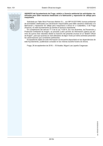 ANUNCIO del Ayuntamiento de Fraga, relativo a licencia ambiental