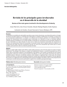 Revisión de los principales genes involucrados en el desarrollo de