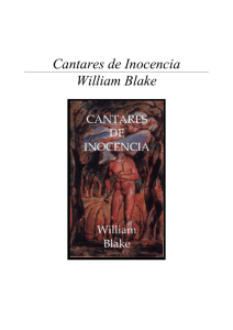 Cantares de Inocencia William Blake
