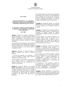 Ley 8689/98 - Gobierno de la Provincia de Córdoba