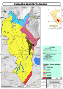 UNIDADES GEOMORFOLOGICAS - Municipalidad de Chinchero