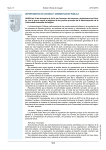 ORDEN de 22 de diciembre de 2014, del Consejero de Hacienda y