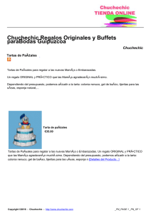 Chuchechic Regalos Originales y Buffets para Bodas Guipuzcoa