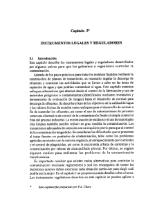 Instrumentos legales y reguladores