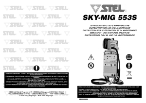 SKY-MIG 553S - Stel Welding Division
