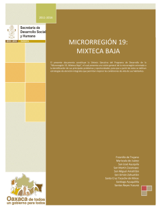 microrregión 19: mixteca baja