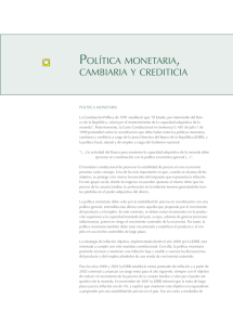 5 política monetaria - Banco de la República