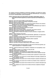 Son aquellas Actuaciones Estratégicas de Intervención aplicables a