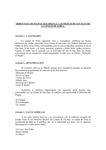 Ordenanza Municipal - Ayuntamiento de Soria
