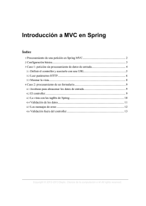 Introducción a MVC en Spring