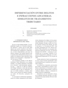 Diferenciación entre delitos e infracciones