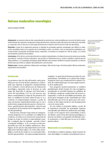 Retraso madurativo - Revista de Neurología