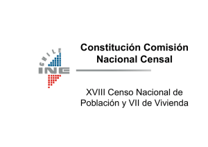 Constitución Comisión Nacional Censal
