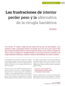 Las frustraciones de intentar perder peso y la alternativa de la