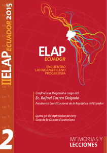 Antecedentes - Elap Ecuador