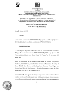 Reglamento de Licencias para Magistrados del Poder Judicial