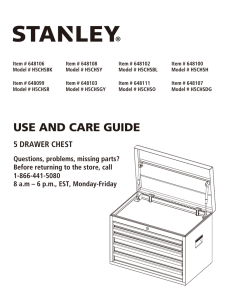 use and care guide