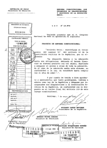 Ley 19876 Obligatoriedad y gratuidad Educación Media