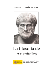 La filosofía de Aristóteles