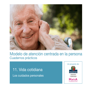 Vida cotidiana. Los cuidados personales (PDF, 6 MB )