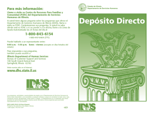 DHS 4446 S Direct Deposit  - Illinois Department of Human