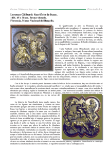 Comentario Sacrificio de Isaac Lorenzo Ghiberti