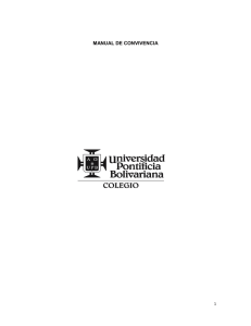 manual de convivencia - Universidad Pontificia Bolivariana