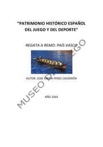 regata a remo - Museo del Juego